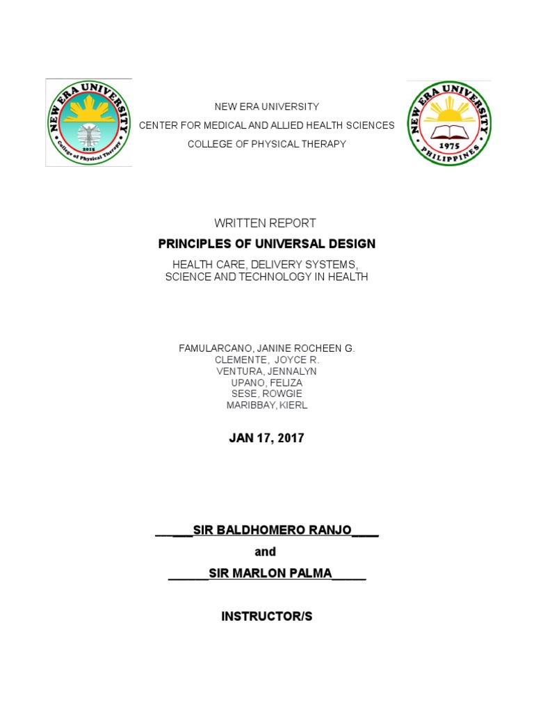 Principles of Universal Design | PDF | Accessibility | Visual Impairment