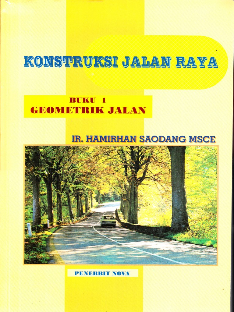 Konstruksi Jalan Raya Buku 1 Geometrik Jalan Pdf