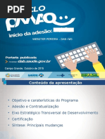 2ª Apres 3o Ciclo Do PMAQ e 2º Ciclo PMAQ CEO