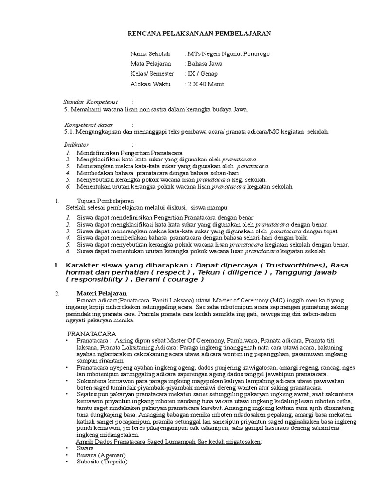 Contoh Pidato Bahasa Jawa Tentang Nguri Uri Budaya Jawi Kumpulan Referensi Teks Pidato