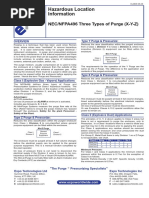 Hazardous Location Information: NEC/NFPA496 Three Types of Purge (X-Y-Z)