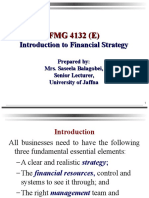 Financial Strategy 