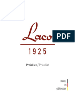 LACO Preisliste Katalog 2016/2