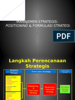 Positioning & Formulasi Strategi