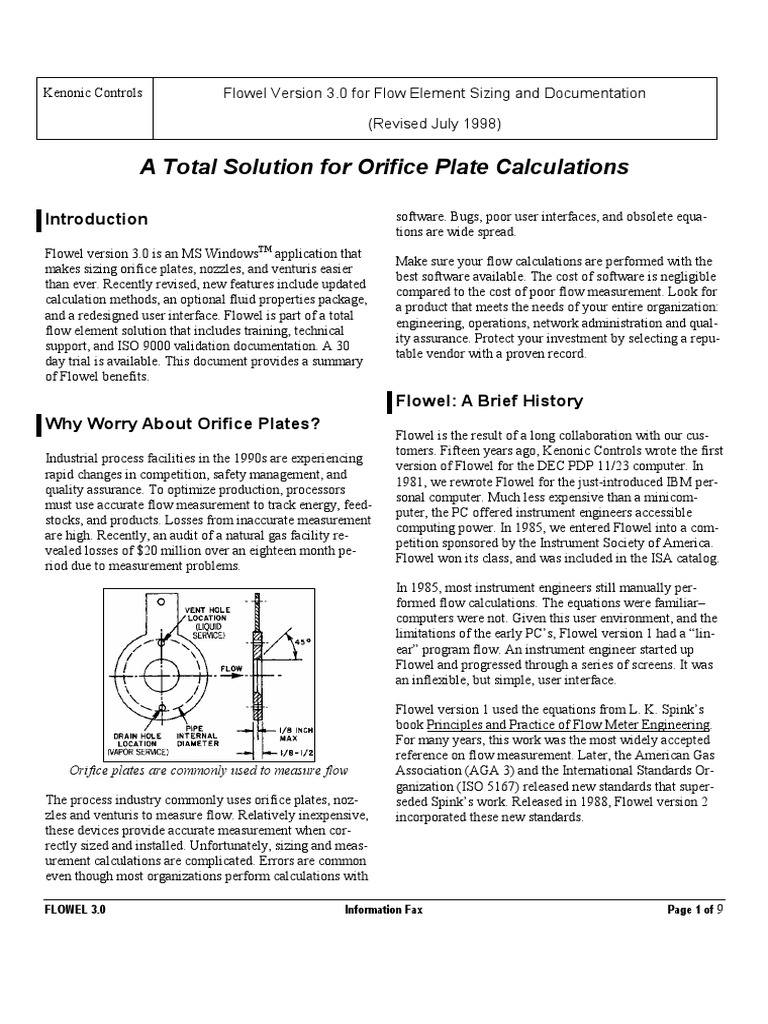 Flowel PDF | PDF | Fluid Dynamics | Specification (Technical Standard)