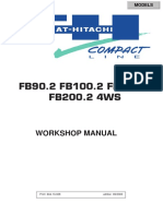 Fiat Hitachi Fb90 2 Fb100 2 Fb110 2 Fb200 2 Service Manual