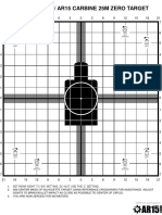 Improved m4 Ar15 Carbine Zero Target