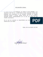 Declaracion Jurada