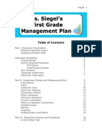 Dena Siegel's Management Plan