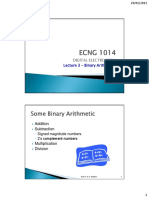 LEC 3 Binary Arithmetic PDF