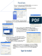 Fisa de Lucru Control Panel