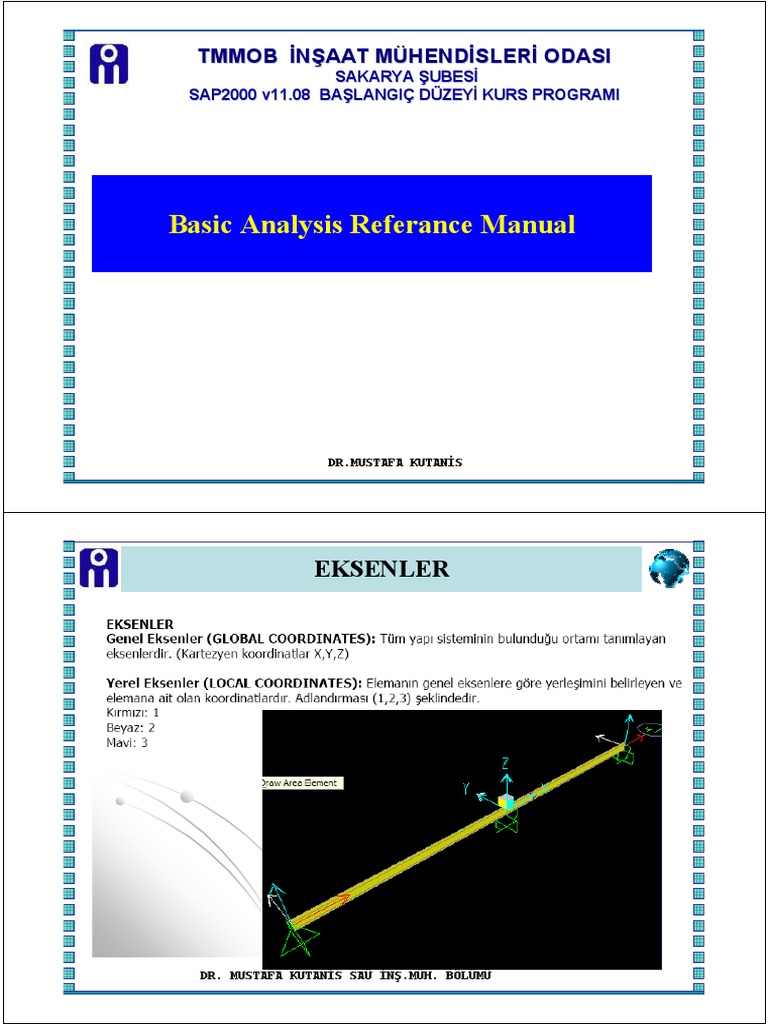 03 Sap2000 Basic PDF | PDF
