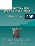 O Conceito de Capital Social de Robert Putnam (1)