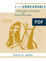 Aaron, Frieda W. - Bearing The Unbearable - Yiddish and Polish Poetry in The Ghettos and Concentration Camps-State University of New York Press (1990)