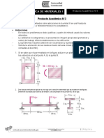 Enunciado Producto Académico N°3 - MECANICA DE MATERIALES - 3