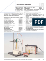 CD6 2.2 The PH of Various Water Samples: Set-Up and Procedure (Using The Chem-Unit)