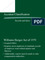 Accident Classification: Records and Rates