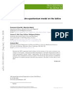 Testing the hadro-quarkonium model on the lattice