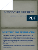 METODOS de MUESTREO