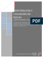 Perforación y voladura de rocas (Labores Mineras)