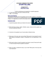 Advanced Manual Project Objectives Storytelling PDF