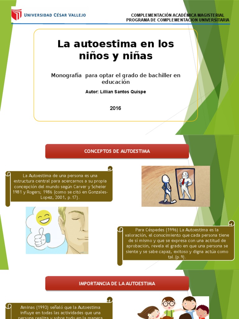 La Autoestima en El Aprendizaje | PDF | Autoestima | Metafísica de la mente
