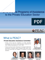 PEAC and Programs of Assistance