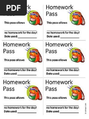 No Hw Pass