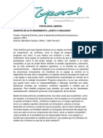 Sueño o Realidad (Psicologia Laboral) PDF