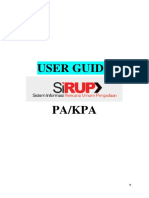 User Manual PA - KPA