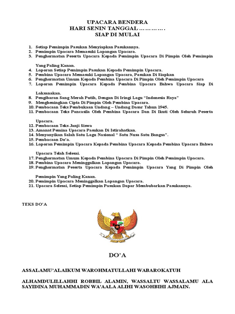 Teks Janji Siswa Sd Pada Upacara Bendera Berbagi Teks