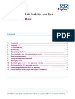 Model Appraisal Guide: Model Appraisal Form