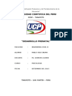 EL - Desarrollo - Prenatal VIGO