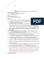 ASTM D 97-Pour Point: Are Not Sensitive To Thermal History Need Not Be Kept at Room Temperature For 24 H Before Testing