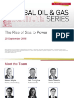 The Rise of Gas To Power: 29 September 2016