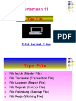 Pertemuan 11: Tipe File