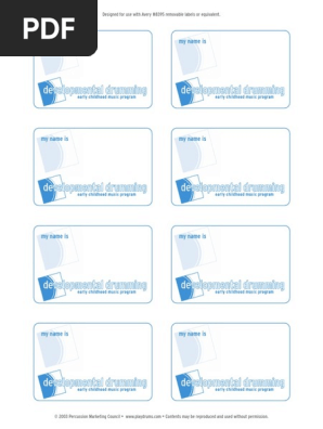 Nametags 8395 4C
