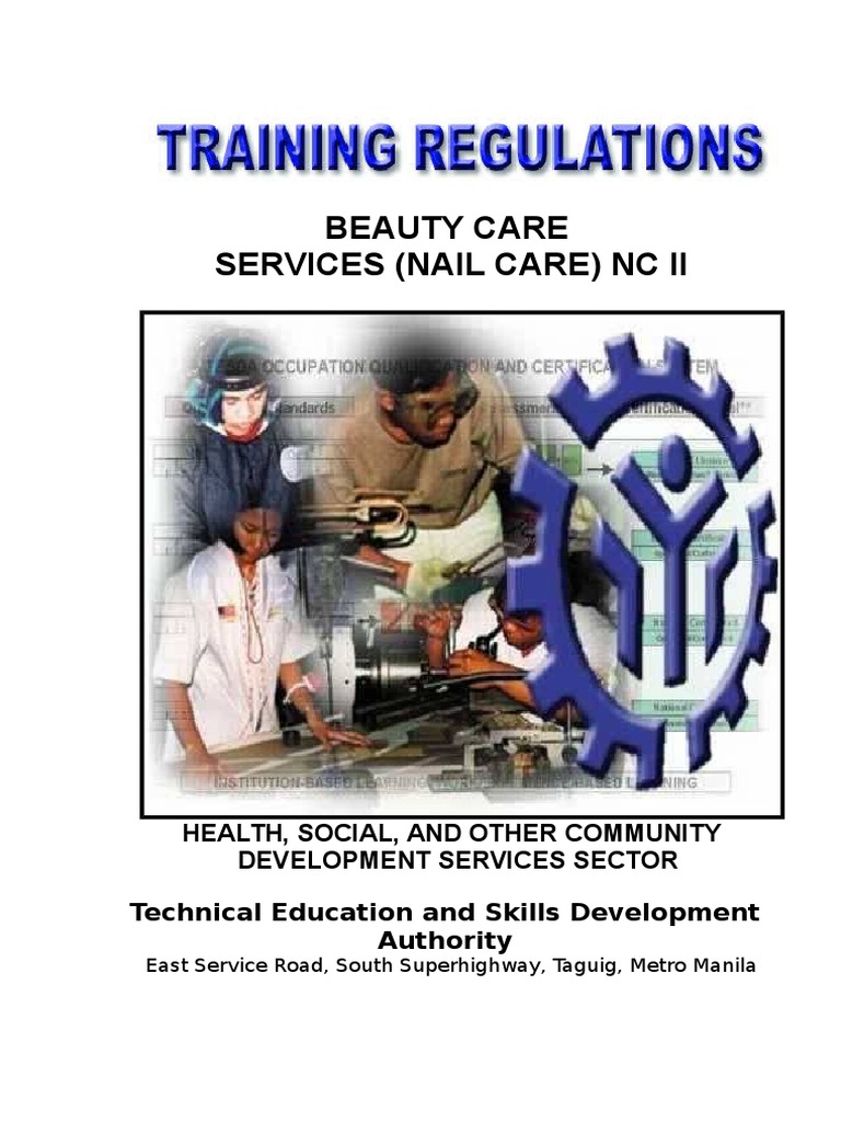 Training Regulations for Beauty Care Services (Nail Care) NC II