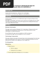 R12 IExpenses Mobile Oracle Note