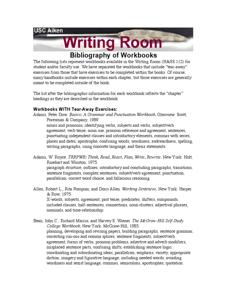 Kbb For Older Cars User Manuals Bibliography of Workbooks | Comma | Verb