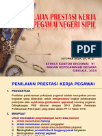 Penilaian Prestasi Kerja PNS