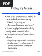 PowerWorld - Contingency Analysis