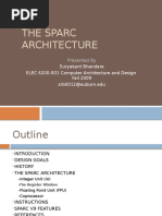 The Sparc Architecture