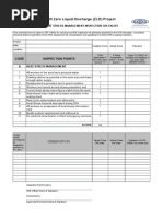 Heat Stress Management Inspection Checklist