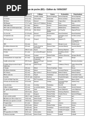 Catalogue Bd Bandes Dessinees Belges Bd