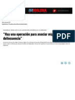 “Hay Una Operación Para Asociar Migraci...Incuencia” _ Página12 _ La Otra Mirada