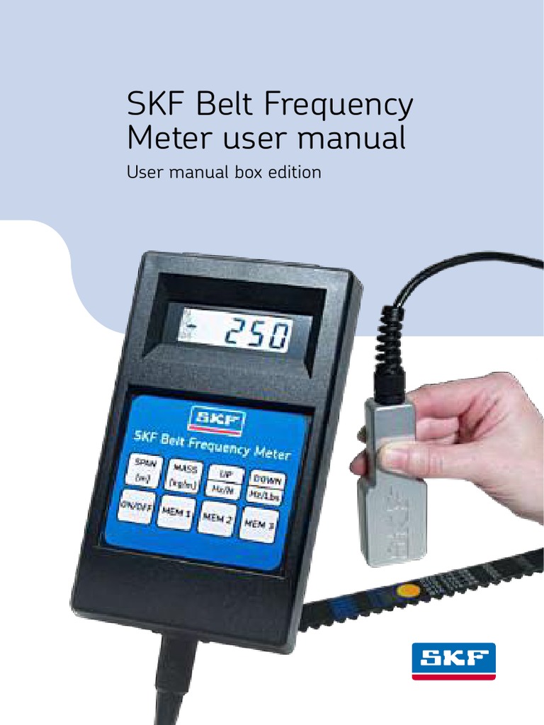 skf belt tensioning.pdf Belt (Mechanical) Calibration
