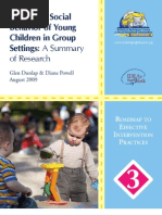 Download Roadmap 3 Promoting Social Behavior of Young Children in Group Settings A Summary of Research by Pyramid Model Consortium SN33790675 doc pdf