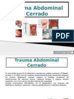 Trauma abdominal cerrado