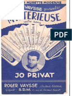 Sheets_Jo Privat - Mystérieuse (Valse Swing)